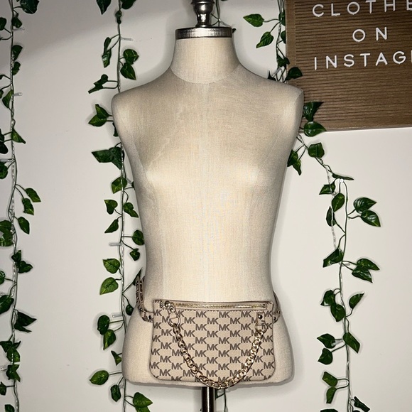 MICHAEL Michael Kors Handbags - MICHAEL Michael Kors Belt Bag Fanny Pack MK Logo NWOT